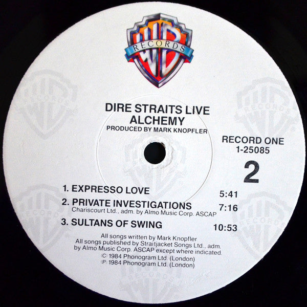 Dire Straits : Alchemy - Dire Straits Live (LP,Album)