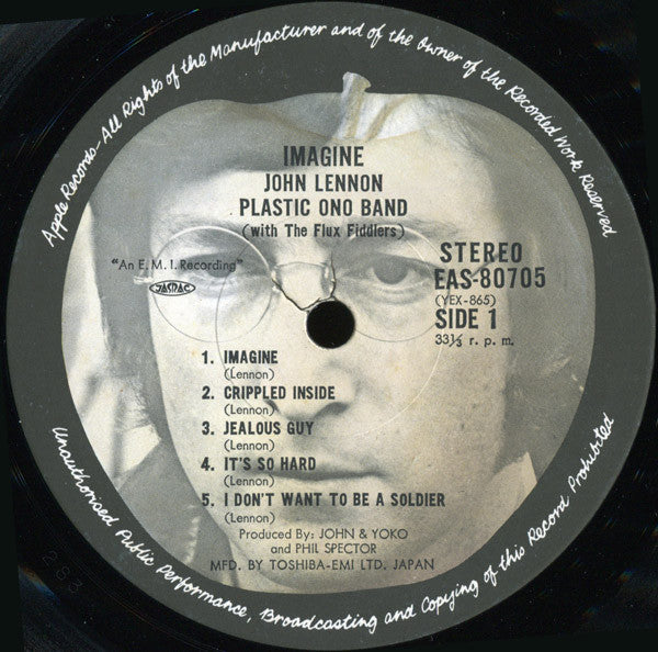 John Lennon : Imagine (LP,Album,Reissue)