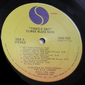 Climax Blues Band : Tightly Knit (LP,Album,Reissue)