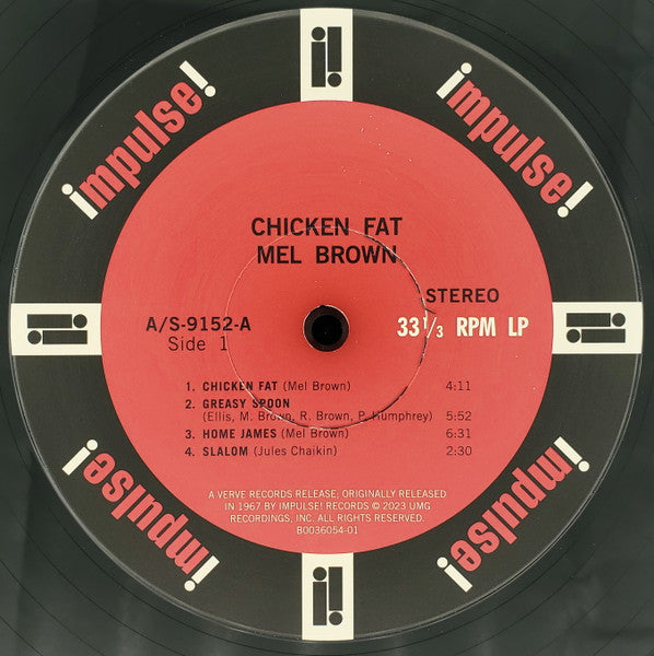Mel Brown : Chicken Fat (LP,Album,Reissue,Stereo)