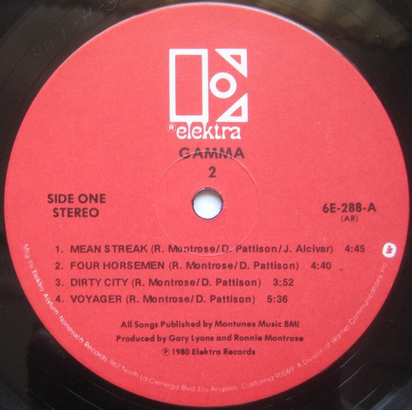 Gamma (5) : Gamma 2 (LP,Album)