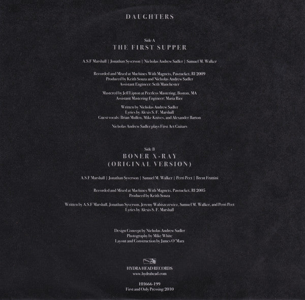 Daughters : The First Supper (7",45 RPM,Single,Limited Edition)