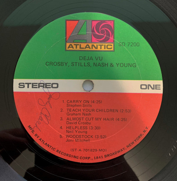 Crosby, Stills, Nash & Young : Déjà Vu (LP,Album,Stereo)