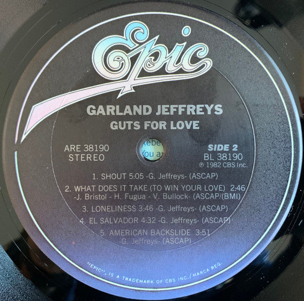 Garland Jeffreys : Guts For Love ()