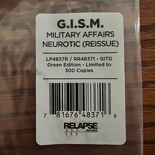 G.I.S.M. : Military Affairs Neurotic (LP,Album,Deluxe Edition,Limited Edition,Reissue,Remastered)