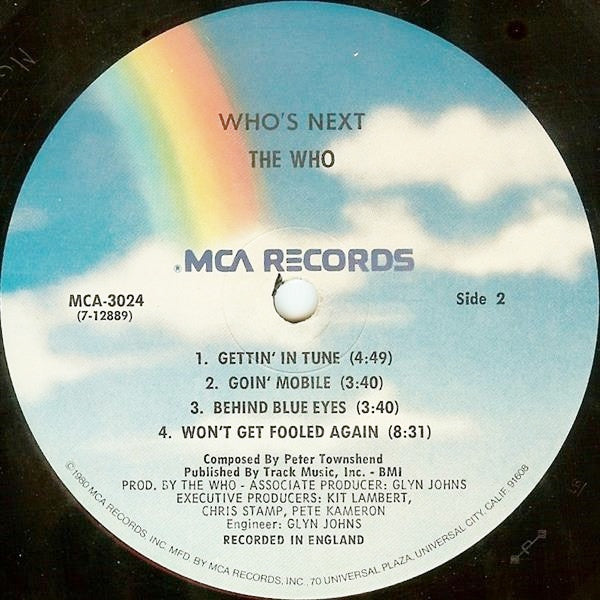 Who, The : Who's Next (LP,Album,Reissue)