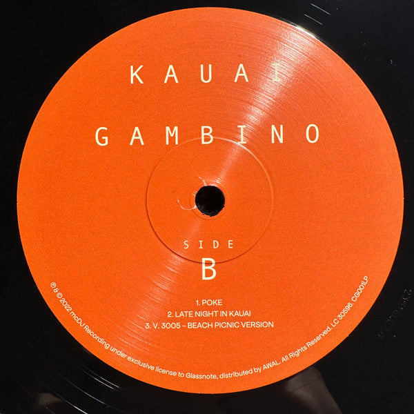 Childish Gambino With Jaden Smith : Kauai (12",EP,Reissue)