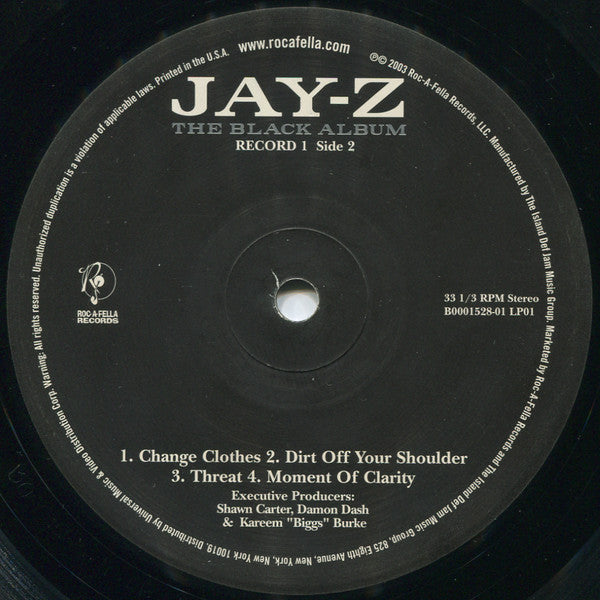 Jay-Z : The Black Album (LP,Album)