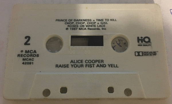 Alice Cooper (2) : Raise Your Fist And Yell (Album)