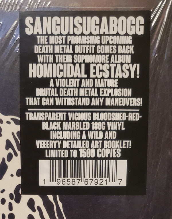 Sanguisugabogg : Homicidal Ecstasy (LP,Album,Limited Edition)