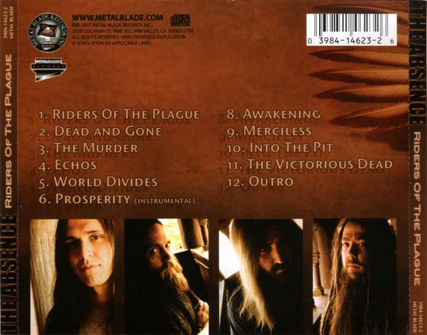 Absence, The : Riders Of The Plague (Album)