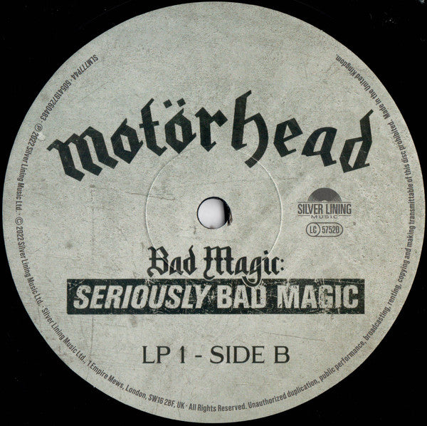 Motörhead : Bad Magic: Seriously Bad Magic (LP,Album,Reissue)