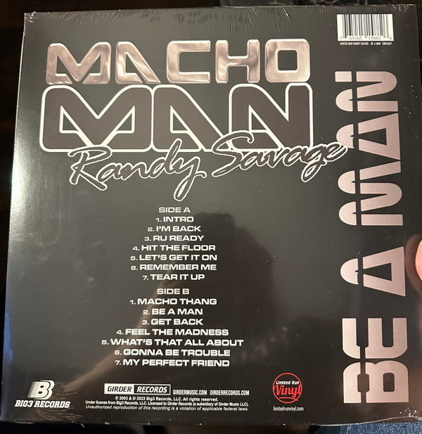 Macho Man Randy Savage : Be A Man (LP,Album,Record Store Day,Remastered)