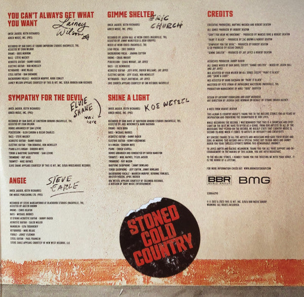 Various : Stoned Cold Country (A 60th Anniversary Tribute To The Rolling Stones) (LP,Album)
