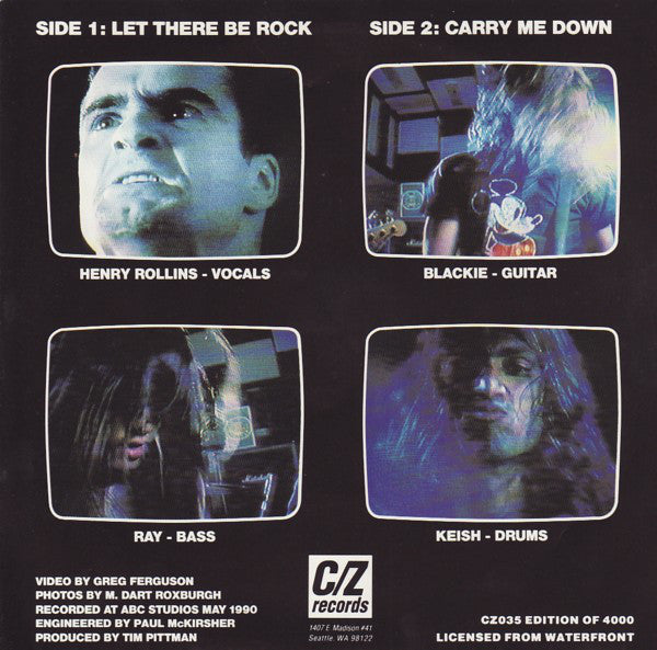 Henry Rollins And The Hard-Ons : Let There Be Rock (7",33 ⅓ RPM)