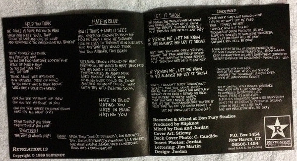 Slipknot (2) : Slipknot (7",33 ⅓ RPM,EP)