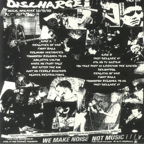 Discharge : First Ever London Show 'Music Machine' 28/10/80 (LP,Limited Edition)