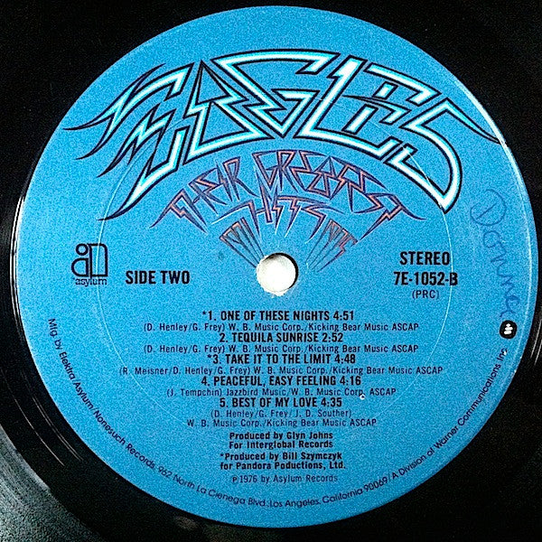Eagles : Their Greatest Hits 1971-1975 (LP,Album,Compilation)