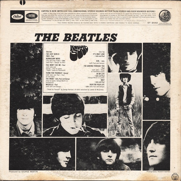 Beatles, The : Rubber Soul (LP,Album,Stereo)