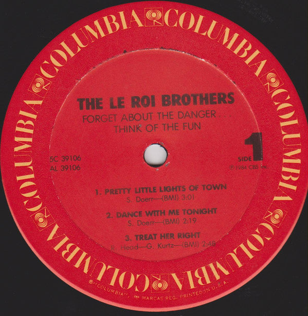 Leroi Brothers : Forget About The Danger Think Of The Fun (12",Mini-Album)