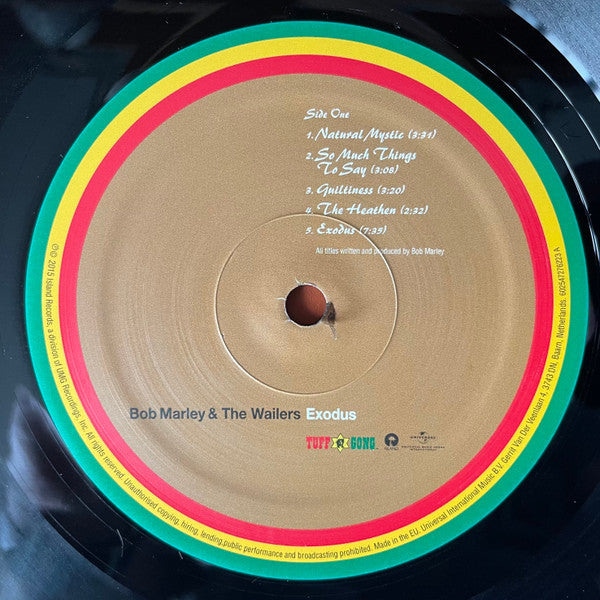 Bob Marley & The Wailers : Exodus (LP,Reissue,Remastered)