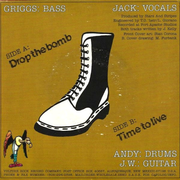 Stars And Stripes (2) : Drop The Bomb (7",45 RPM,EP,Single,Reissue)