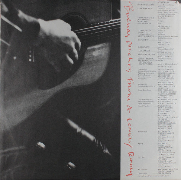 Dwight Yoakam : Buenas Noches From A Lonely Room (LP,Album)
