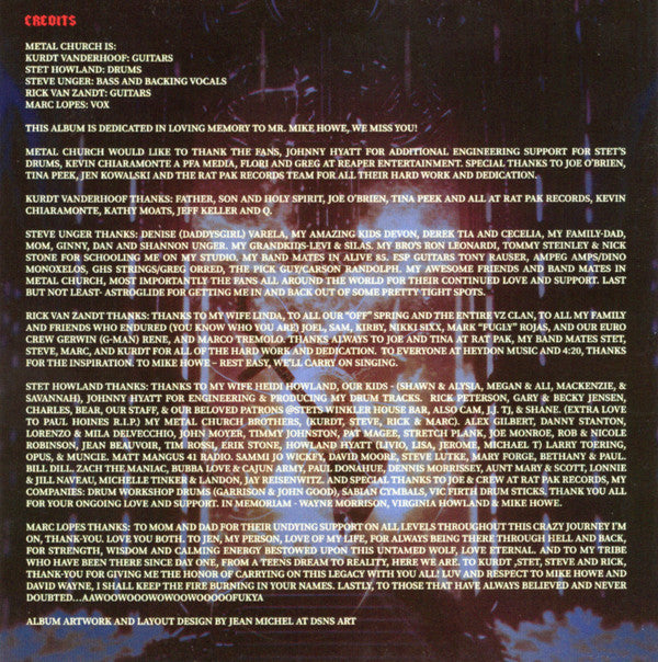 Metal Church : Congregation Of Annihilation (Album)