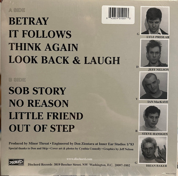 Minor Threat : Out Of Step (12",45 RPM,EP,Reissue,Remastered)