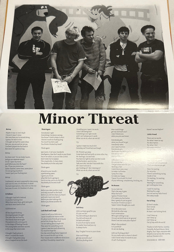 Minor Threat : Out Of Step (12",45 RPM,EP,Reissue,Remastered)