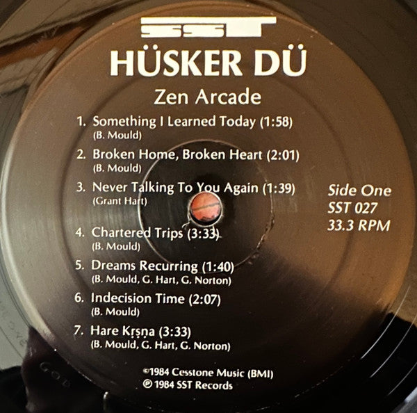 Hüsker Dü : Zen Arcade (LP,Album,Repress)
