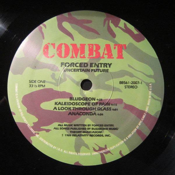 Forced Entry : Uncertain Future (LP,Album)