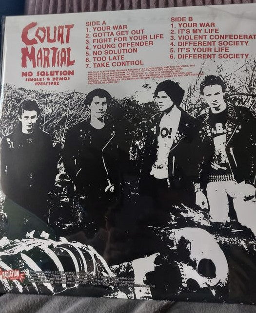 Court Martial : No Solution (Singles & Demos 1981 / 1982) (LP,Compilation,Reissue)