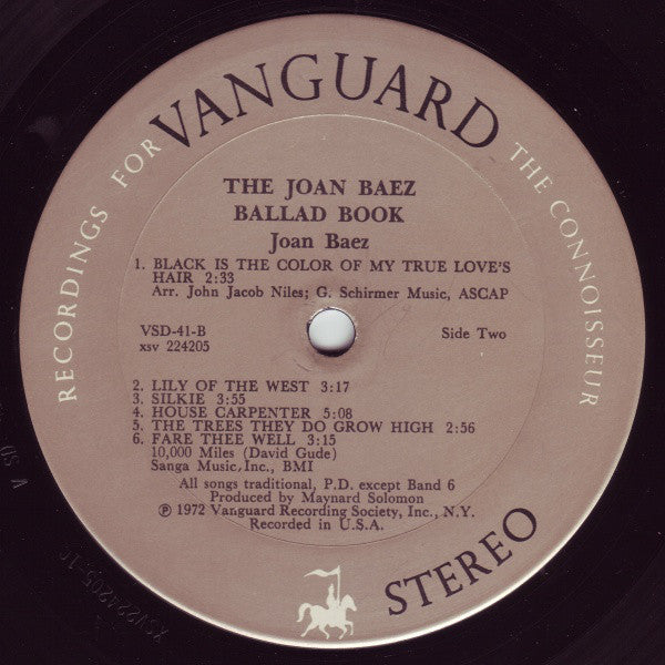 Joan Baez : The Joan Baez Ballad Book (LP,Compilation)