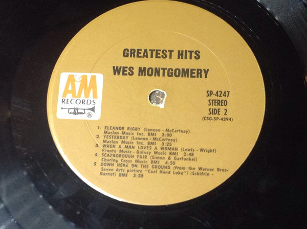 Wes Montgomery : Greatest Hits (LP,Compilation)