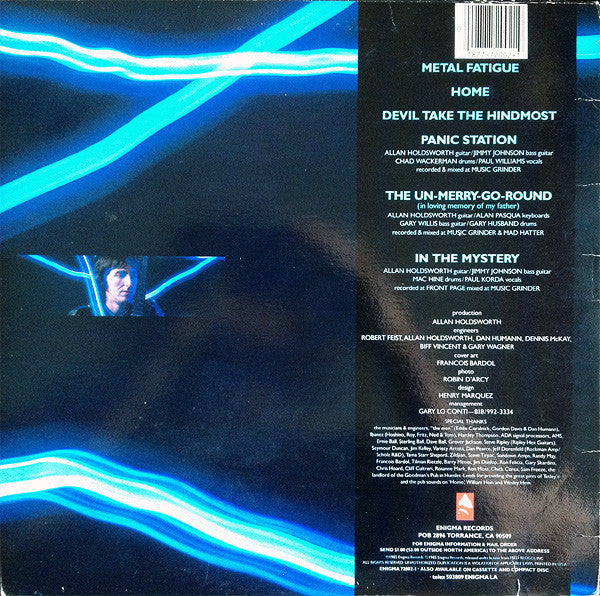 Allan Holdsworth With I.O.U. (3) : Metal Fatigue (LP,Album)