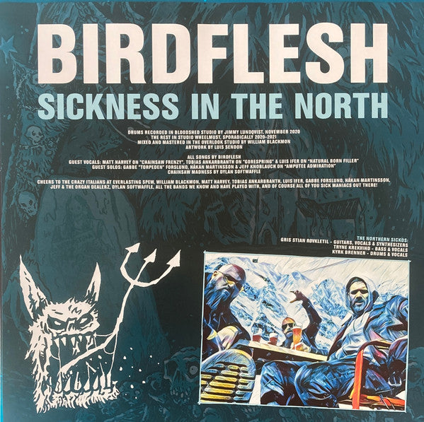 Birdflesh : Sickness In The North (LP,Album,Limited Edition)