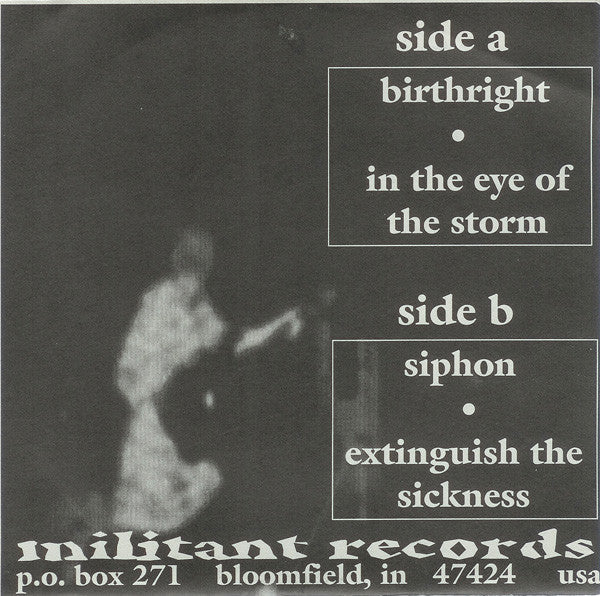 Abnegation : Extinguish The Sickness (7",33 ⅓ RPM)