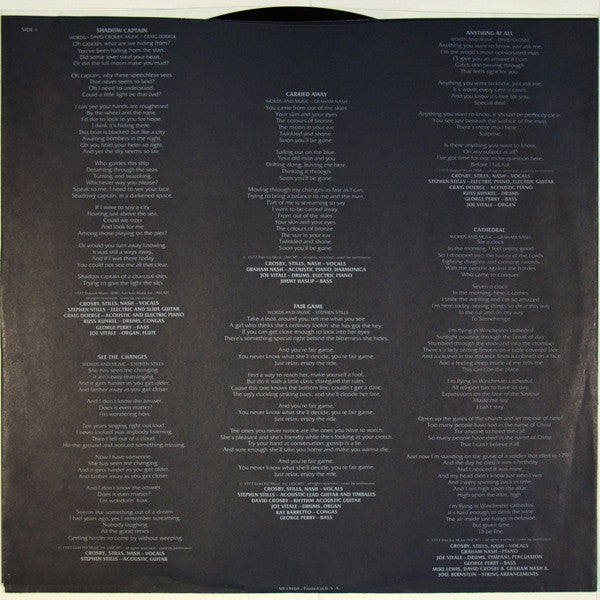 Crosby, Stills & Nash : CSN (LP,Album,Stereo)
