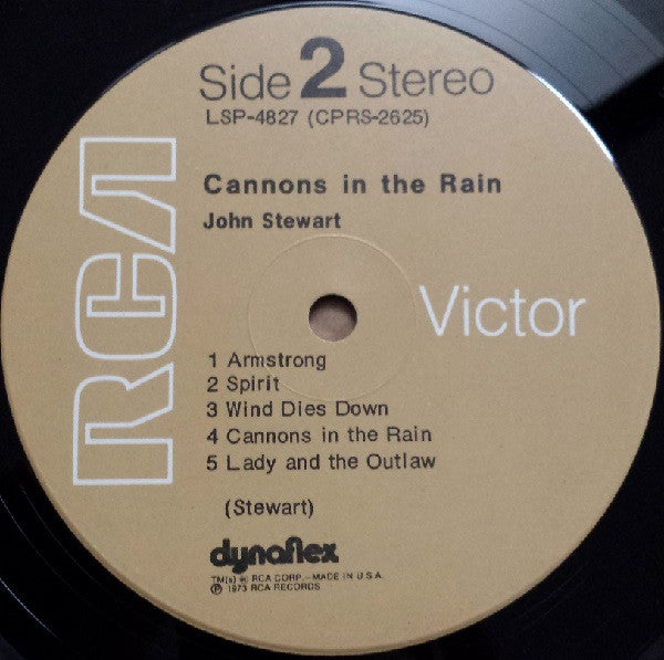 John Stewart (2) : Cannons In The Rain (LP,Album,Repress,Stereo)