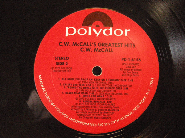 C.W. McCall : C.W. McCall's Greatest Hits (LP,Compilation)