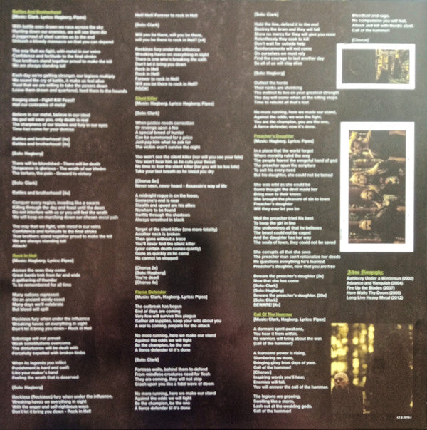 3 Inches Of Blood : Here Waits Thy Doom (LP,Album,Limited Edition,Remastered)