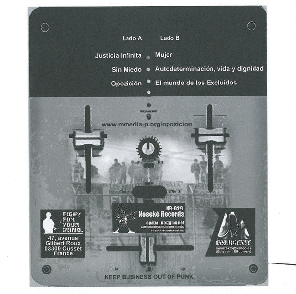 Opozicion : Ruido Insurgente (7",33 ⅓ RPM)