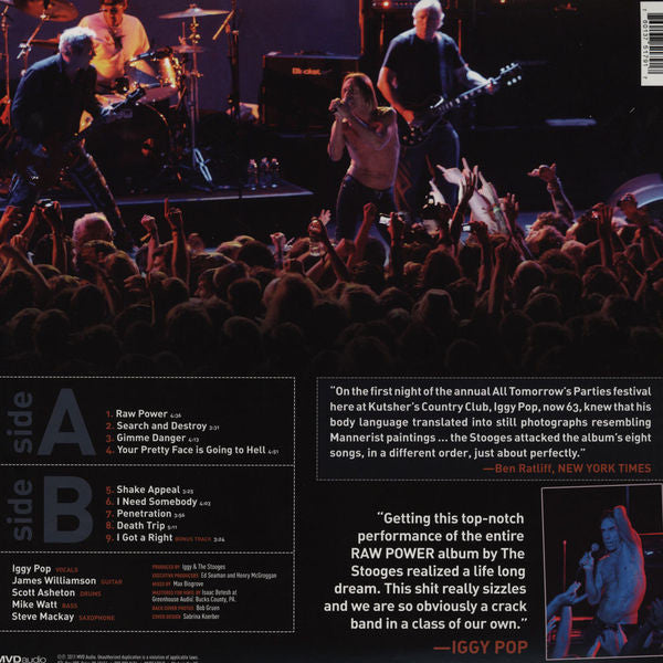 Stooges, The : Raw Power Live (In The Hands Of The Fans) (LP,Album)