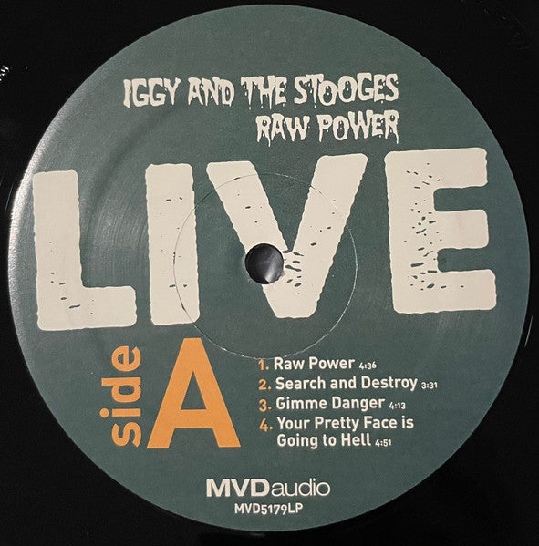 Stooges, The : Raw Power Live (In The Hands Of The Fans) (LP,Album)