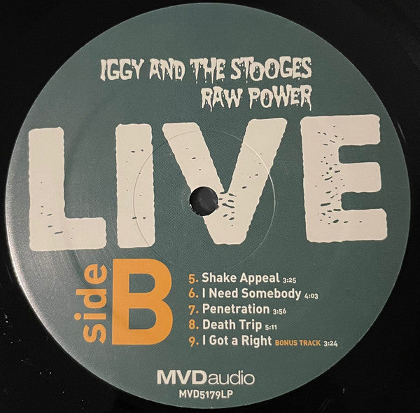 Stooges, The : Raw Power Live (In The Hands Of The Fans) (LP,Album)