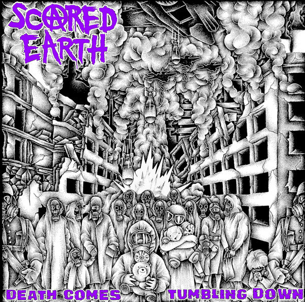 Scared Earth : Death Comes Tumbling Down (LP,Album,Stereo)