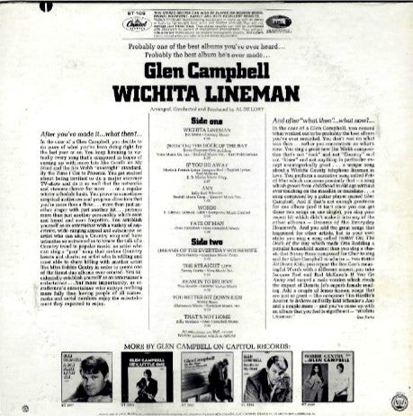 Glen Campbell : Wichita Lineman (LP,Album,Reissue)