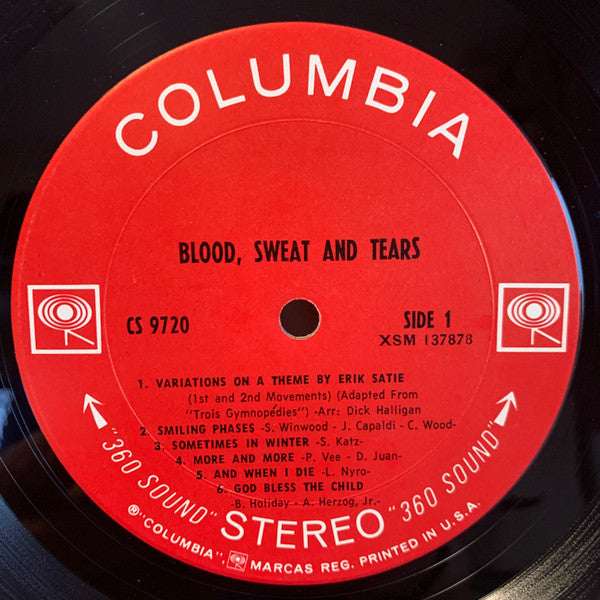 Blood, Sweat And Tears : Blood, Sweat And Tears (LP,Album,Stereo)