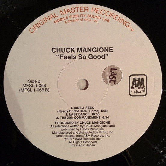 Chuck Mangione : Feels So Good (LP,Album,Reissue,Remastered)